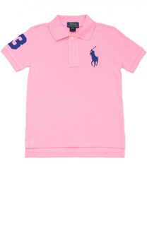 Хлопковое поло с короткими рукавами Polo Ralph Lauren