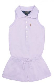 Комбинезон из хлопка без рукавов Polo Ralph Lauren