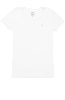 Футболка с вышитым логотипом бренда Polo Ralph Lauren