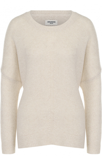 Кашемировый пуловер свободного кроя Zadig&amp;Voltaire