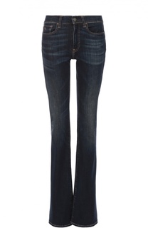 Расклешенные джинсы с декоративными потертостями Polo Ralph Lauren