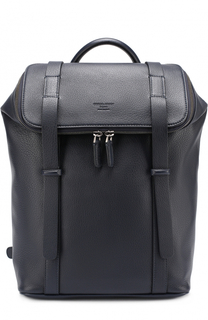 Кожаный рюкзак с клапаном Giorgio Armani