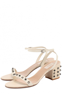Кожаные босоножки Rockstud Rolling Valentino