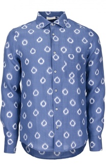Рубашка с принтом и нагрудным карманом Capobianco