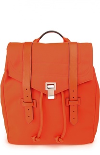 Текстильный рюкзак PS1 с отделкой из кожи Proenza Schouler