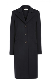 Кашемировое пальто прямого кроя с широкими лацканами Balenciaga