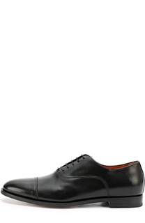 Классические кожаные оксфорды Santoni