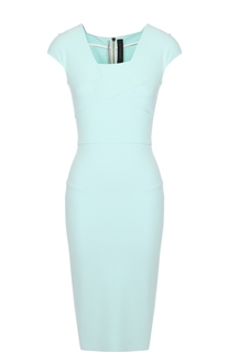 Платье-футляр с асимметричным вырезом Roland Mouret