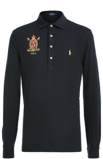 Хлопковое поло с длинными рукавами Polo Ralph Lauren