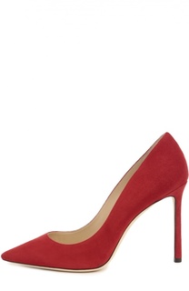 Замшевые туфли Romy на шпильке Jimmy Choo