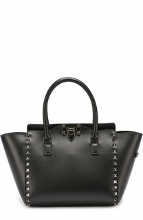 Сумка-тоут Rockstud Noir small Valentino