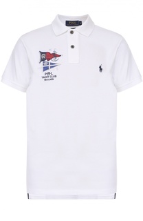Хлопковое поло с короткими рукавами Polo Ralph Lauren