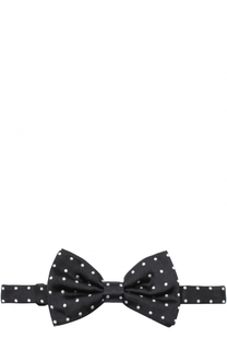 Шелковый галстук-бабочка с узором Polka Dot Dolce &amp; Gabbana