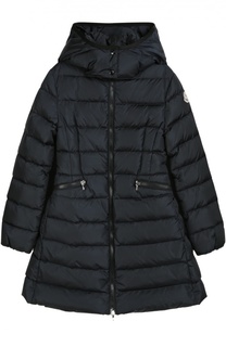 Пуховое пальто с капюшоном Moncler Enfant