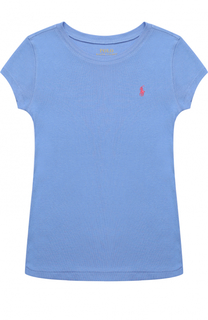 Футболка джерси с логотипом бренда Polo Ralph Lauren