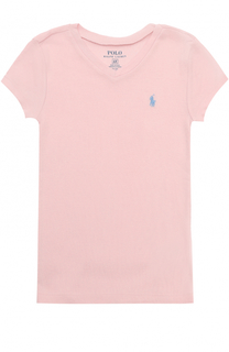 Футболка джерси с логотипом бренда Polo Ralph Lauren
