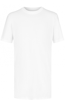 Удлиненная хлопковая футболка с круглым вырезом 11 by Boris Bidjan Saberi