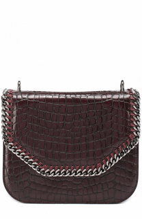 Сумка Falabella Box из эко-кожи с тиснением под крокодила Stella McCartney