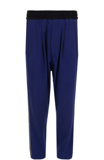 Хлопковые брюки свободного кроя с заниженной линией шага Haider Ackermann