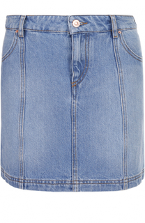 Джинсовая мини-юбка с карманами Isabel Marant Etoile