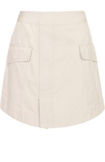 Хлопковая мини-юбка с накладными карманами Isabel Marant Etoile
