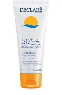 Солнцезащитный крем с омолаживающим действием Anti-Wrinkle Sun Cream SPF 50+ Declare