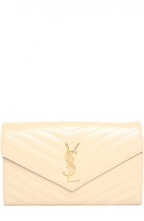 Сумка Monogram Envelope из стеганой кожи Saint Laurent