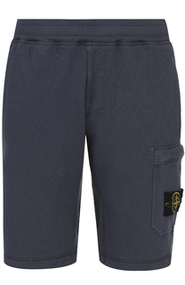 Хлопковые шорты с накладным карманом Stone Island