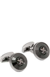 Запонки с кристаллами Swarovski Tateossian