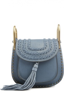 Сумка Hudson mini с плетением и металлическим декором Chloé