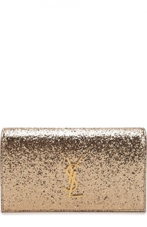Клатч Monogram с глиттером Saint Laurent