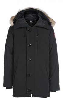 Пуховая парка Chateau с меховой отделкой капюшона Canada Goose