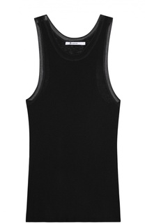 Облегающий топ без рукавов с круглым вырезом T by Alexander Wang
