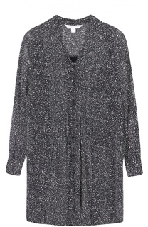 Мини-платье прямого кроя с V-образным вырезом Diane Von Furstenberg