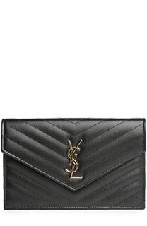 Сумка Monogram Envelope mini из стеганой кожи Saint Laurent