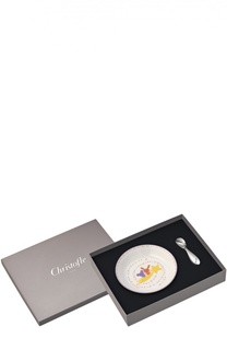 Детский набор: тарелка с ложкой Galaxie &amp; Confetti Christofle