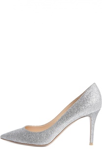 Туфли Сlassic с глиттером на шпильке Gianvito Rossi