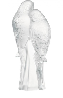 Скульптура 2 Parakeets Lalique