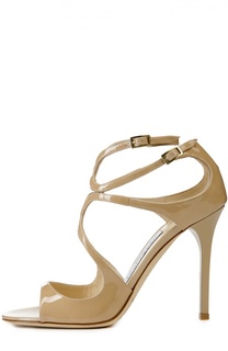 Лаковые босоножки Lang на шпильке Jimmy Choo