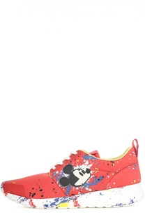 Текстильные кроссовки Disney с декором MOA