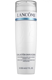 Мягкое очищающее молочко для глаз и лица Galateis Douceur Lancome