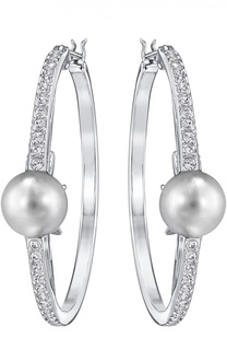 Серьги-кольца Fantastic Swarovski