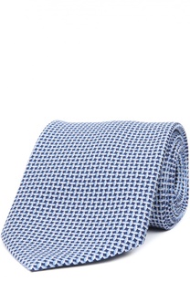 Шелковый галстук с узором Brioni