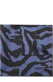 Шелковый платок с анималистичным принтом Tom Ford