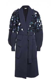 Пальто с поясом Dries Van Noten