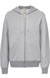 Хлопковая толстовка на молнии с капюшоном Balenciaga