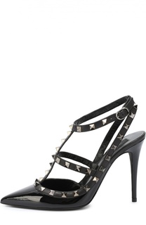 Лаковые туфли Rockstud на шпильке Valentino