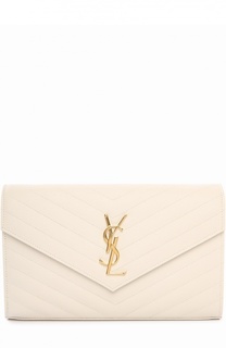 Сумка Monogram Envelope из стеганой кожи Saint Laurent