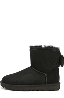 Замшевые полусапоги с бантом UGG Australia