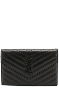 Сумка Monogram Envelope из стеганой кожи Saint Laurent